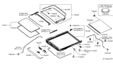 Diagram for Nissan Murano Body Mount Hole Plug - 74816-JU40B