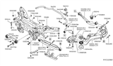 Diagram for 2018 Nissan Rogue Sway Bar Kit - 56230-4BA2A