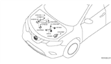 Diagram for 2018 Nissan Rogue Battery Cable - 24110-4BA5A