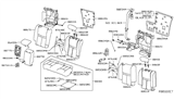 Diagram for 2017 Nissan Rogue Seat Cushion - 88311-4BH1A