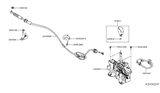 Diagram for Nissan Rogue Shift Cable - 34935-4BC0C