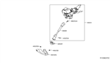 Diagram for 2019 Nissan Rogue Steering Column - 48810-6FM5B