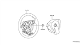 Diagram for Nissan Rogue Steering Wheel - 48430-6FL3B