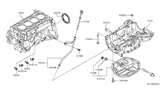 Diagram for 2017 Nissan Rogue Dipstick - 11140-4BB1A