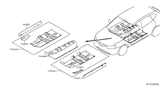 Diagram for 2017 Nissan Rogue Floor Pan - 74310-6FL1A