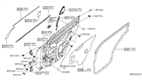 Diagram for 2016 Nissan Rogue Door Seal - 82830-4BA0A