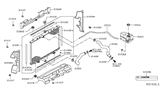 Diagram for 2017 Nissan Rogue Radiator Support - 21507-4BA0A