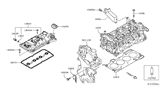 Diagram for Nissan Rogue Cylinder Head - 11040-4BC0A