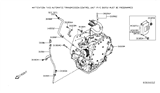 Diagram for Nissan Rogue Transmission Assembly - 31020-3ZX1D