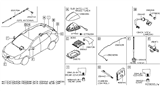 Diagram for 2017 Nissan Murano Antenna - 28208-6FL0A