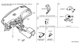 Diagram for Nissan Rogue Mirror Actuator - 98800-6FL0C