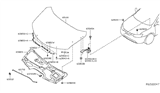 Diagram for 2019 Nissan Rogue Hood - 65100-4BA0B