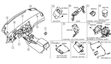 Diagram for 2013 Nissan Altima Body Control Module - 284B2-3TA0C