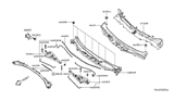 Diagram for Nissan Altima Dash Panels - 66361-3TA0A