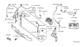 Diagram for Nissan Altima A/C Condenser - 92100-3TA2A