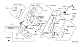 Diagram for 2013 Nissan Altima Armrest - 88700-3TE0A