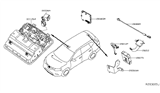 Diagram for 2017 Nissan Altima Antenna - 28212-9HS0A