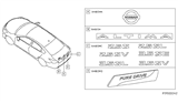 Diagram for 2014 Nissan Altima Emblem - 84890-3TA0A