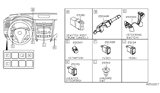 Diagram for 2016 Nissan Altima Cruise Control Switch - 25550-3TA3A