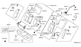 Diagram for 2010 Nissan Altima Cup Holder - 88741-ZX00C