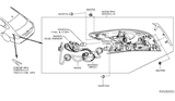 Diagram for Nissan Altima Light Socket - 26551-3TA0A