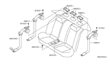 Diagram for 2015 Nissan Altima Seat Belt - 88844-3TA8B