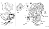 Diagram for 2013 Nissan Altima Torque Converter - 31100-29X0A