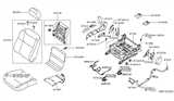 Diagram for 2018 Nissan Altima Seat Cover - 87320-9HT0B