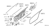 Diagram for 2014 Nissan Altima Weather Strip - 80835-3TA1A