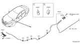 Diagram for Nissan Hood Latch - 65601-9HP0D