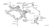 Diagram for 2013 Nissan Altima Control Arm - 54501-3TA0A