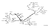 Diagram for 2014 Nissan Altima Brake Line - 46210-3TA0A