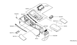 Diagram for 2014 Nissan Altima Center Console Base - 96906-3TA0A