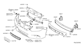Diagram for Nissan Altima Grille - 62254-9HS1A