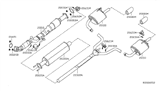 Diagram for 2016 Nissan Altima Exhaust Pipe - 20010-3TA2A