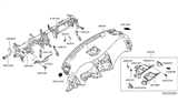 Diagram for Nissan Altima Glove Box - 68500-3TA0A