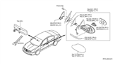 Diagram for 2015 Nissan Altima Car Mirror - 96302-3TH0A