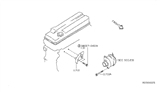 Diagram for 2013 Nissan Altima Alternator Bracket - 11710-3TA0A