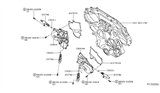 Diagram for 2017 Nissan Rogue Timing Cover - 13041-3TA1A