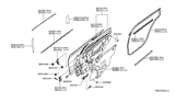 Diagram for 2017 Nissan Altima Door Seal - 82830-3TA0A