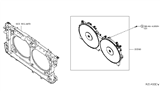 Diagram for Nissan Altima Fan Blade - 21481-3TB0B