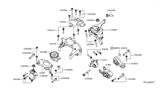 Diagram for 2010 Nissan Altima Engine Mount Bracket - 11254-JA000