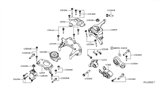 Diagram for 2009 Nissan Altima Engine Mount - 11254-JA000