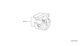 Diagram for Nissan Altima Steering Column Cover - 48470-9HS0A