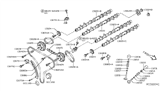 Diagram for Nissan Altima Timing Belt Tensioner - 13070-3KY0A