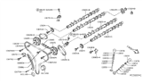 Diagram for 2013 Nissan Altima Timing Chain Tensioner - 13070-3KY0A