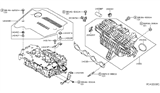 Diagram for Nissan Altima Fuel Line Clamps - 16439-N210D