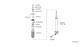 Diagram for Nissan Altima Shock Absorber - E6210-3TA1B