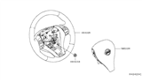 Diagram for Nissan Steering Wheel - 48430-9HS7A