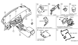 Diagram for 2013 Nissan Altima Body Control Module - 284B2-3TA0A